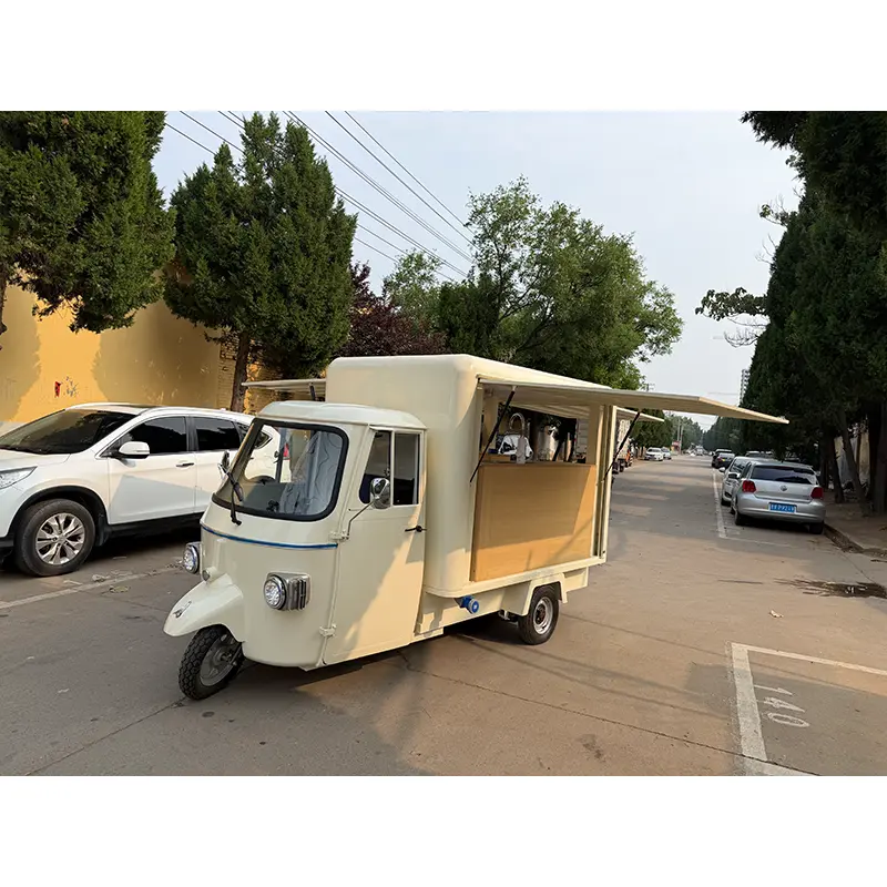 Piaggio Ape মোবাইল কফি বার ট্রাক